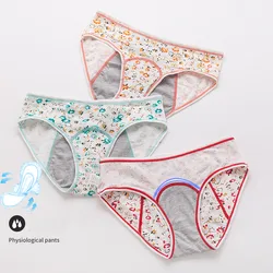 Women's Briefs Physiological GirlsPants Leak-proof Menstrual Underwear Cotton Ladies Breathable Diapers Cute Teenage Sexy Under