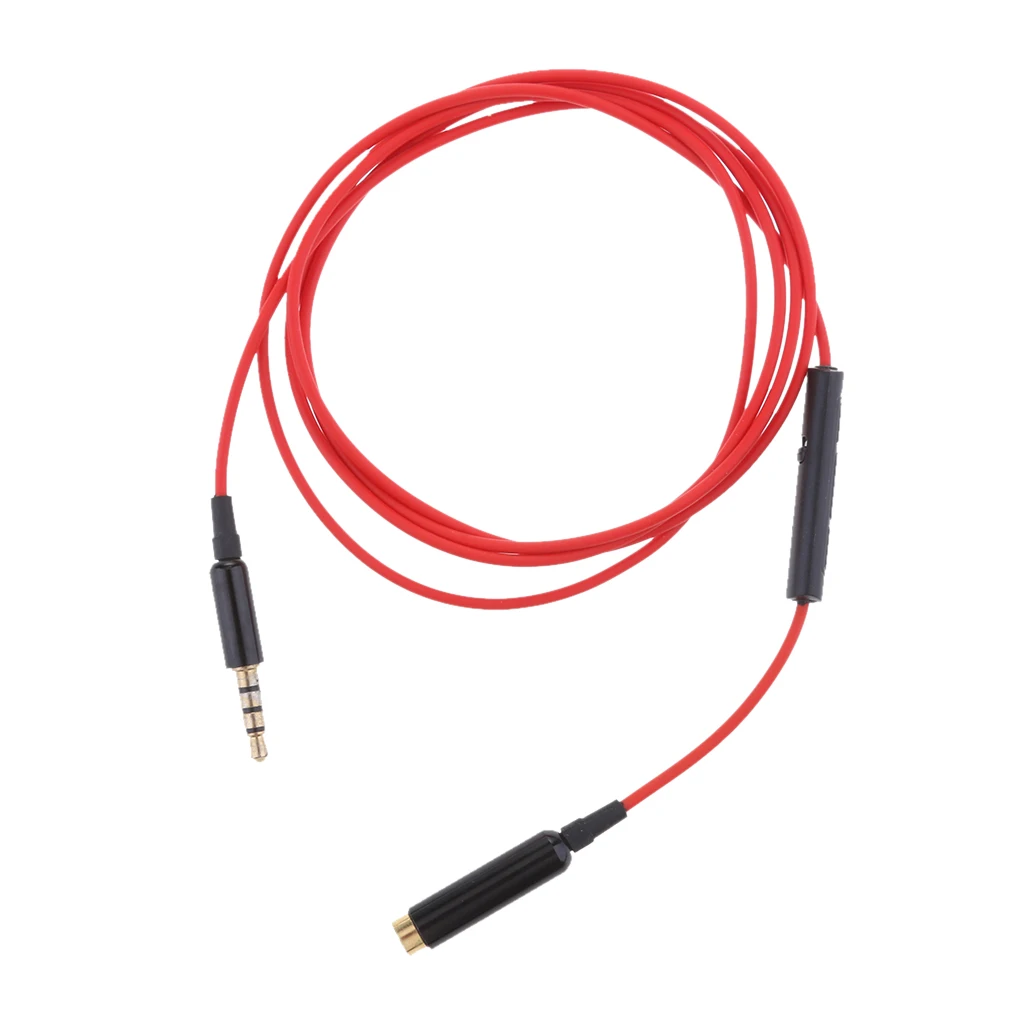 3.5mm Male to Female Stereo With Remote &amp Mic Audio Cable 1.2M | Электроника