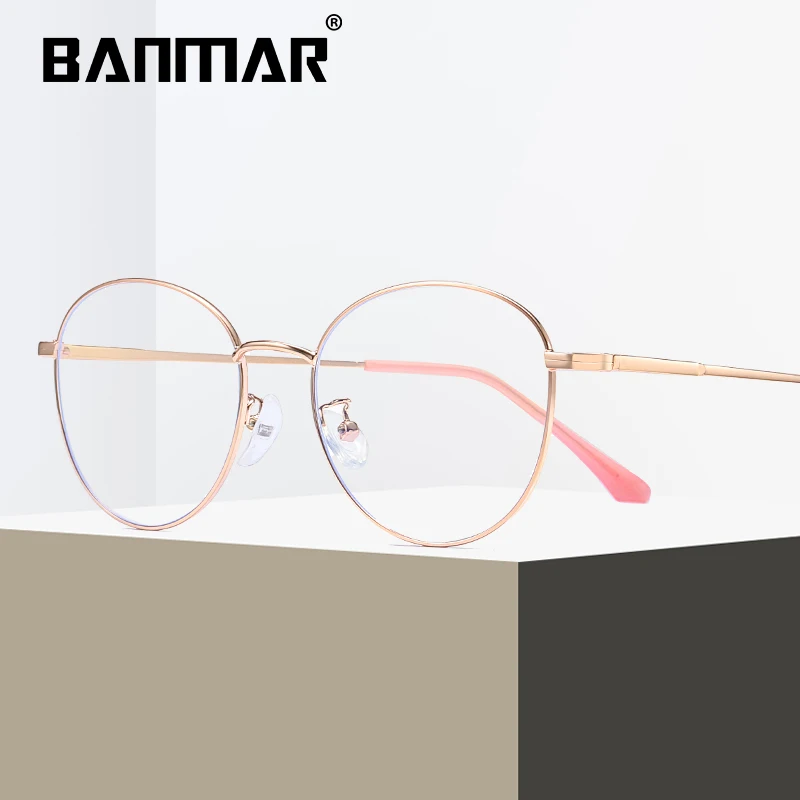 

BANMAR Anti Blue Light Glasses Women Men Spectacle Frame Computer Gaming Eyewear Goggle Radiation-Resistant Glasses UV400