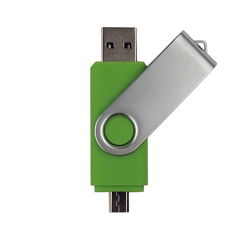 Пользовательский логотип 10 шт. USB2.0 Usb флэш-накопитель 32 Гб OTG для смартфонов Android/ПК высокоскоростной Usb флешка 16 ГБ 8 ГБ свадебный подарок - Цвет: Green