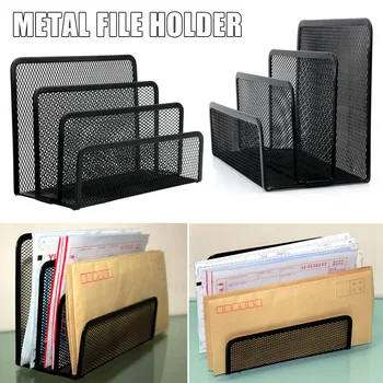 

Mesh Letter Sorter Mail Document Tray Desk Office File Organiser Holder Multifunctional File Storage DJA88