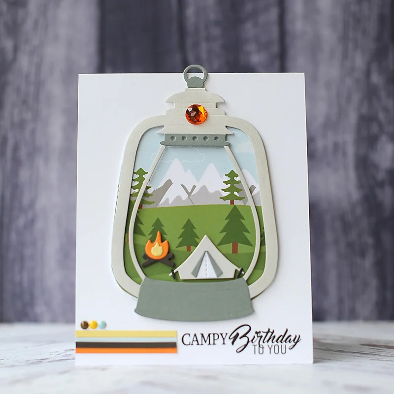 110217 - SugarPea Designs - Lantern Campy Birthday card - 01
