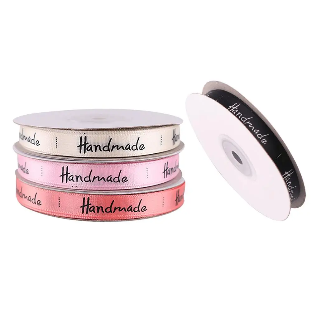 

25 Yards Wedding Decor Satin Ribbon Cards Box Craft Streamers Baby Shower DIY Happy Birthday Cake Decor Ribbon Christmas Decor