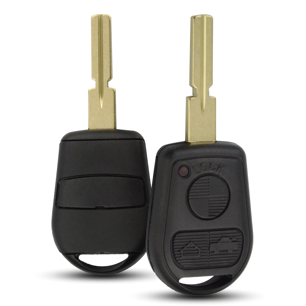 Okeytech 3 кнопки Замена дистанционного ключа автомобиля корпус для BMW E31 E32 E34 E36 E38 E39 E46 Z3 с HU58/HU92 лезвие и прокладка
