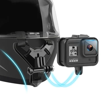 Motorcycle Helmet Chin Stand Mount Holder for GoPro Hero 9 8 7 6 5 4 3 Xiaomi Yi Action Sports Camera Full Face Holder Accessory 1