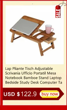 Стенд Escritorio Mueble кровать Schreibtisch Tafelkleed Lap регулируемые стоя Bambu прикроватные Меса исследование стационарный компьютер стол