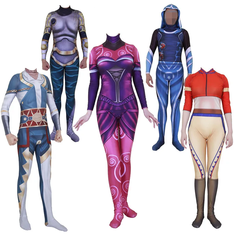 

Game Anime Magic The Gathering Planeswalker Jace Beleren Cosplay Costumes Teferi Zentai Jumpsuits Kids Adult Party Halloween New