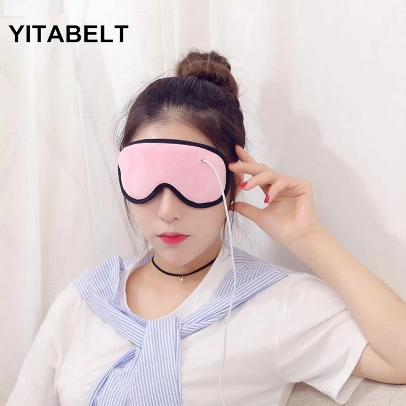 

Portable USB Far Infrared Heating Mask Eye Protection Steam Eyeshade Help Sleep Mitigate Eyestrain