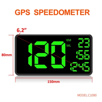 

Universal Digital Car GPS Speedometer Speed Display KM/h MPH For Bike Motorcycle