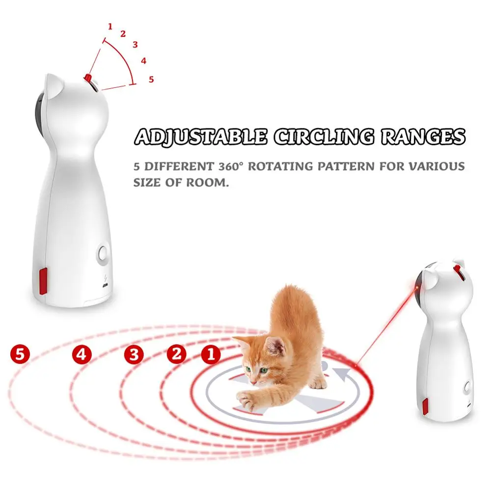 BENTOPAL Interactive Cat Laser Toy LittlePuppy