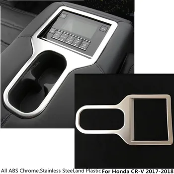 

Car Inner Trim ABS Lamp Center Console Middle Rear Back Tail Cup Gear Armrest Box Frame For Honda CRV CR-V 2017 2018 2019 2020