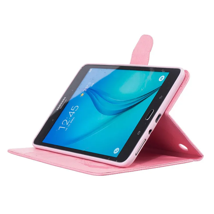Модный чехол книжка из искусственной кожи с принтом Plume для Samsung Galaxy Tab A 8 0 T350 T355 SM