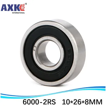 

(1pcs) High quality deep groove ball bearing double rubber sealing cover 6000-2RS 10*26*8 mm