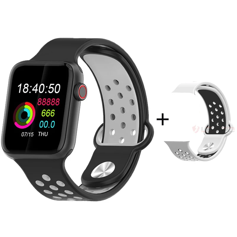 Смарт-часы LEMFO с сенсорным экраном и функцией напоминания о кровяном давлении, водонепроницаемый шагомер 4 для телефона Apple Android - Цвет: 9