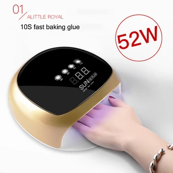 

1 Pcs UV LED Nail Dryer Lamp Curing Light 52W Gel Polish Quick Drying Manicure Tool LDO99