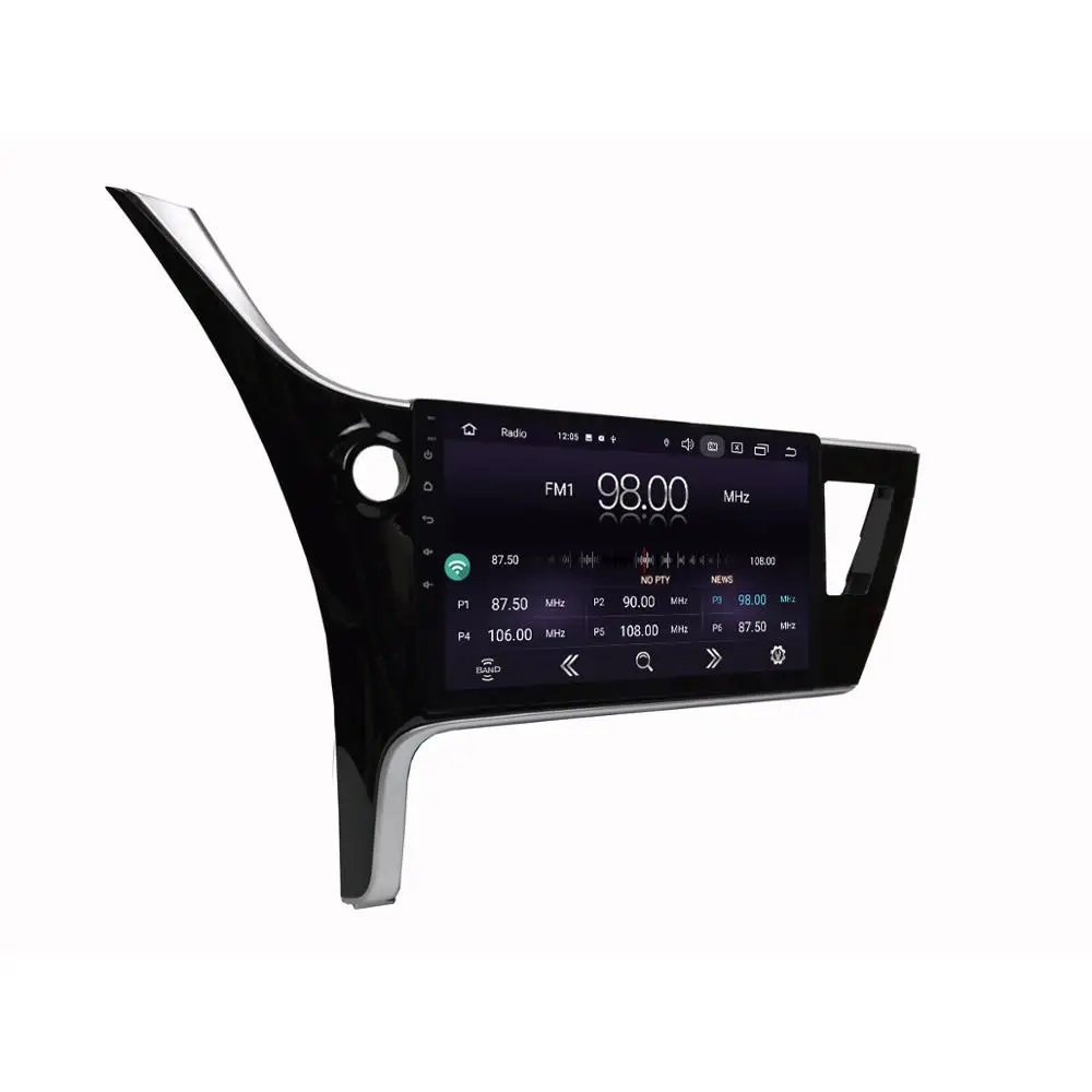 " android 9,0 RAM2G Автомобильный gps dvd-плеер для Toyota Corolla LHD автомобильный радиоприемник Мультимедиа Навигация стерео головное устройство dsp