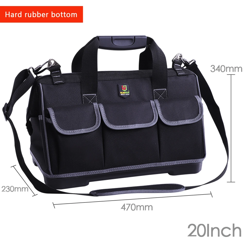 Multi-Function Large Capacity Oxford Cloth Tool Bag Hardware Organizer Crossbody Toolkit Electrician Carpenter Backpack Handbag mechanic tool bag Tool Storage Items