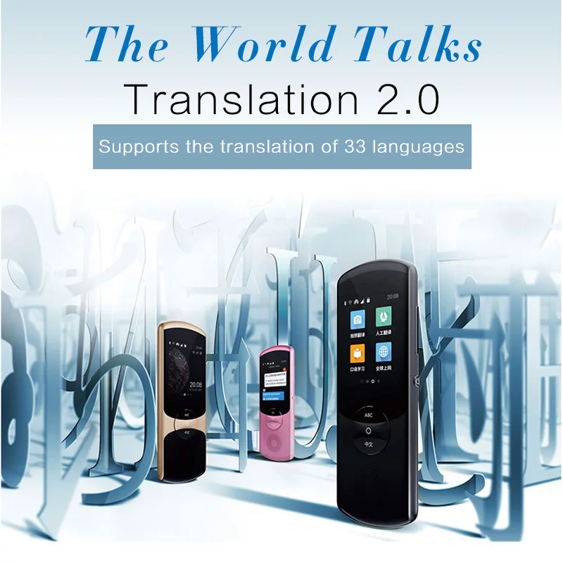 

iFLYTEK Instant Translator Voice Xiaoyi2.0 AI Instant Voice Picture with 13Mp Camera WiFi SIM SOS 32 Country Languages
