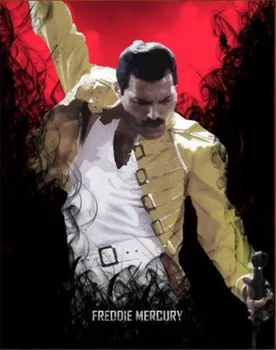 

Resin Diamond Painting Queen Ribbon Freddie Mercury Diamond Embroidery Rhinestone Pictures Diamond Mosaic Home decoration