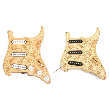 

SSS Prewired Pickguard 3 Single Coil 5 Way Switch Pickup for Electric Guitar