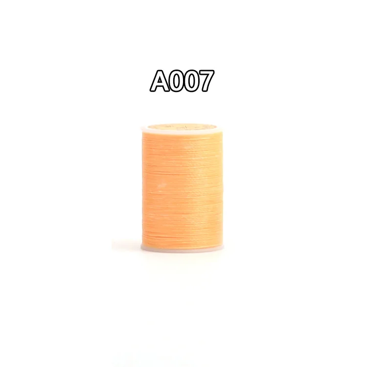 A007 25 Цвет 0,45/0,55/0,65 мм Изделия из кожи DIY ручная швейная восковых нитей кожа волокнистая Многожильная и шнуровки с плетением и круглыми восковых нитей кожаная фурнитура - Цвет: A007