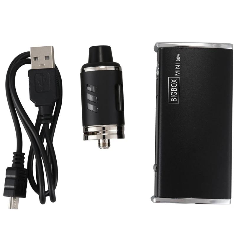 Топ!-электронная сигарета 80 Вт регулируемый vape mod box kit 2200 мАч 0.3ohm 3 мл бак электронная сигарета большой дым атомайзер вейпер