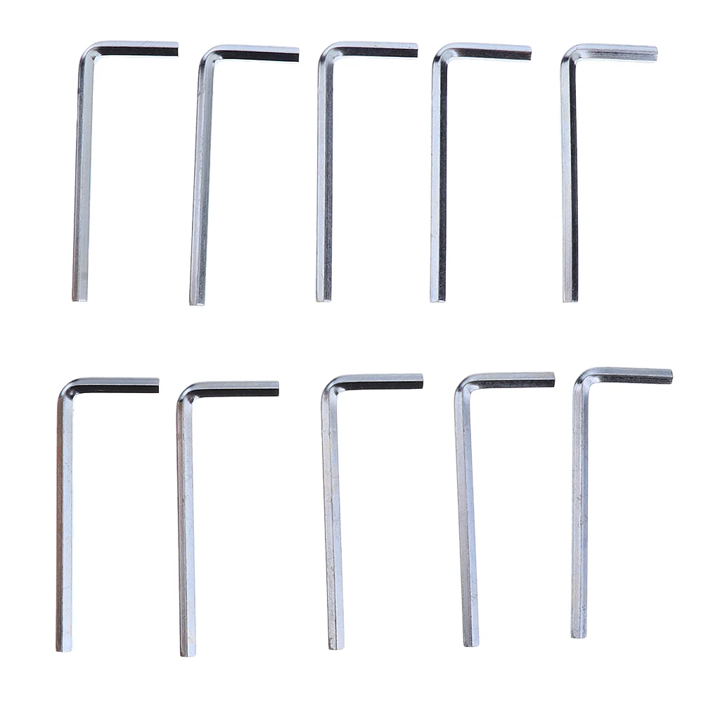 10 Pieces/Pack Functional 4mm Hexagonal Inline Roller Skate L Allen Wrench Hex Key Tool