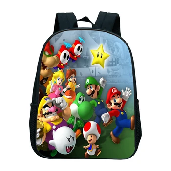 

Cute Super Mario Bros Mini Book Backpack Children Kids Back to School Gift Rucksack Kindergarten Beautiful Kawaii Mochila