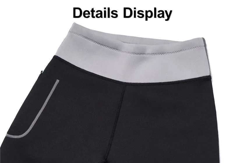Bafully Neoprene Women Pants for Weight Loss Fat Burning Waist Trainer Tummy Shapers Reducing Shorts Slimming Body Control