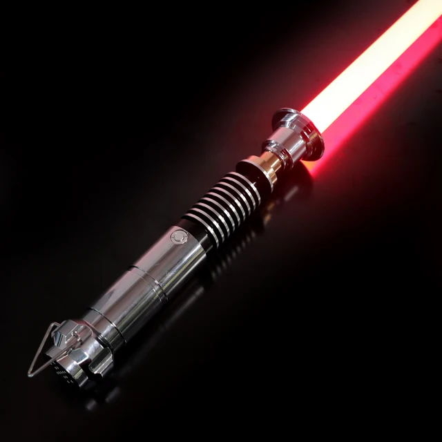DamienSaber Luke Saber Force FX Heavy Dueling Light Saber Infinite Color Changing with 12 Sound Fonts Sensitive Smooth Swing 1