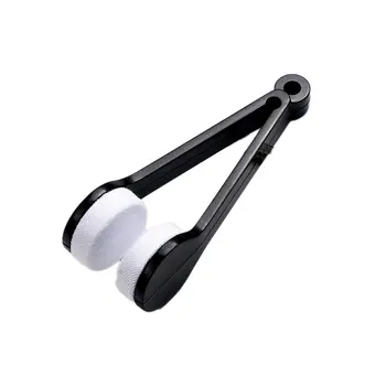 

Retail Portable Multifunctional Glasses Sunglasses Cleaning Brush Microfiber Wipe Eyeglass Cleaner For Glasses