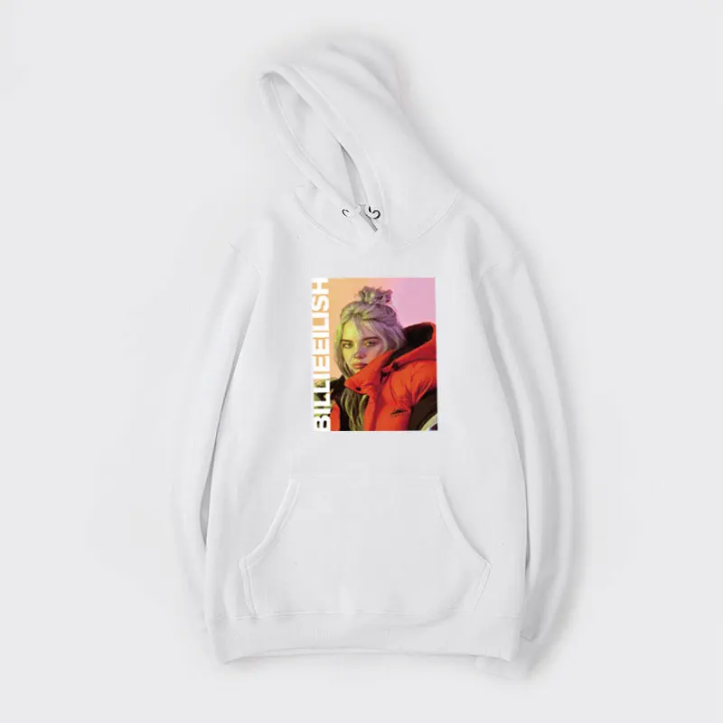 Новинка Billie Eilish толстовки женские хип-хоп зимние длинные рукава Мужская/Женская толстовка высокое качество хлопок толстовки мужские/женские
