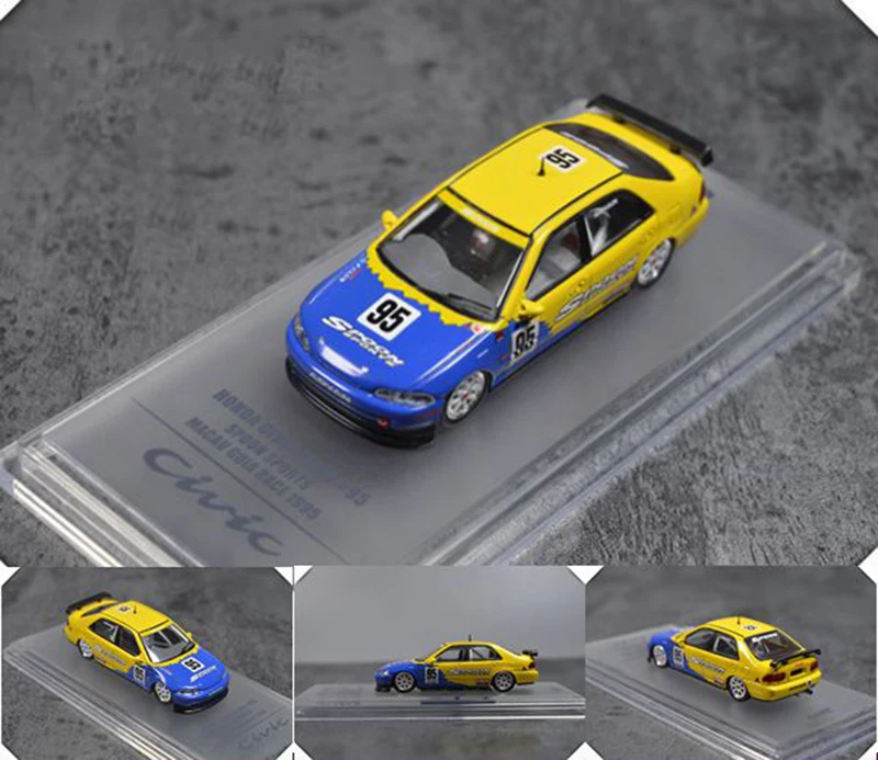 1: 64 масштабная модель автомобиля сплав литье под давлением синий Impreza WRX STI миниатюрная сцена Игрушка гоночный автомобиль стол коллекция подарок