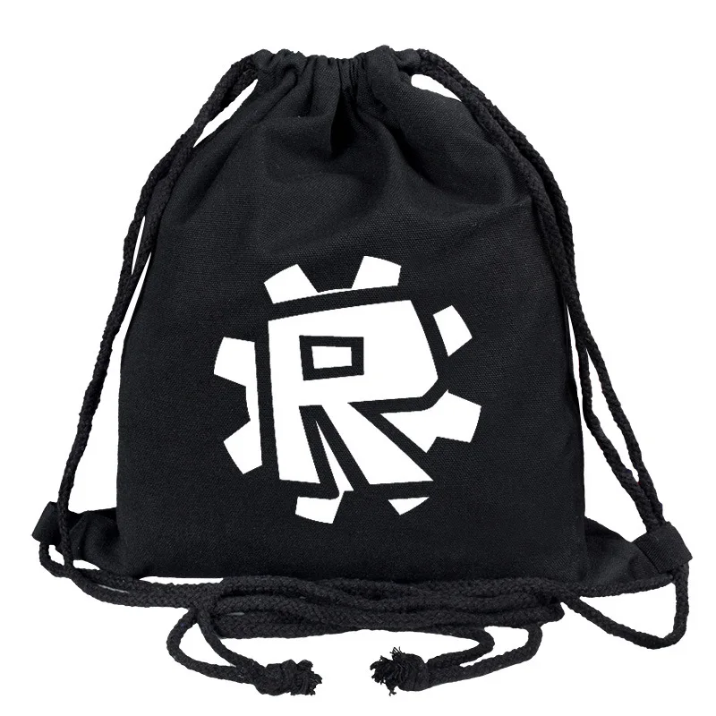 Canvas School Bag ROBLOX Game Student College Style Backpack mochila  feminina Men's And Women's Casual Bag