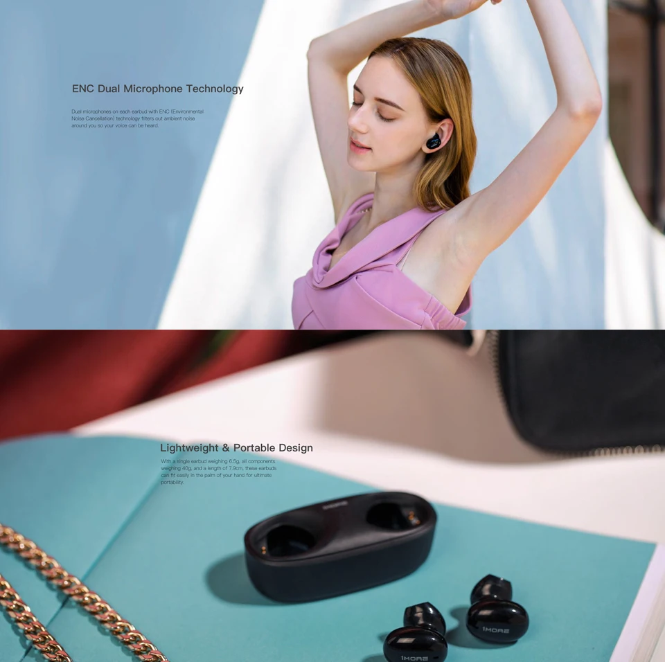 1more E1029BT 1MORE True Wireless Earbuds ECS3001B