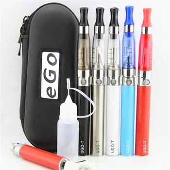 

UGO-T electronic cigarette starter kit ugo-t battery 1100/900/650mah 1.6ml ce4 atomizer e cigarette vs ego ce4 zipper vaporizer