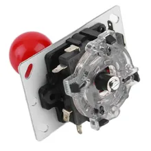 Части для аркадной игры конструкция очень грубая аркадный джойстик DIY красный шар 4/8 джойстик