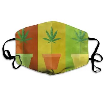 

Face Mask Cartoon Growing Pot Cool Cycling Half Face Earloop Mouth Mask For Men
