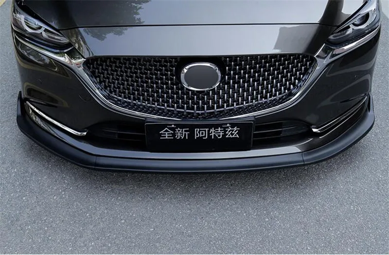 Для новых Mazda 6 красочные переднего бампера с украшением в виде губ вокруг гриль сепаратор карбоновый спойлер ремонт специальные аксессуары мм 19 мм 20 мм