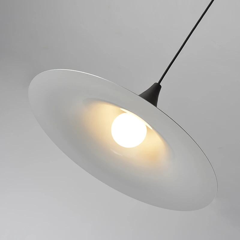 Современный подвесной светильник Blonche, Led E27, подвесной светильник, черный/белый, Светильники для спальни, гостиной, кухни, домашний декор, простой светильник