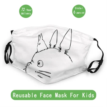 

Ghibli Neighbor Totoro Children Reusable Face Mask Anti Haze Dustproof Mask Protection Cover Respirator Mouth Muffle