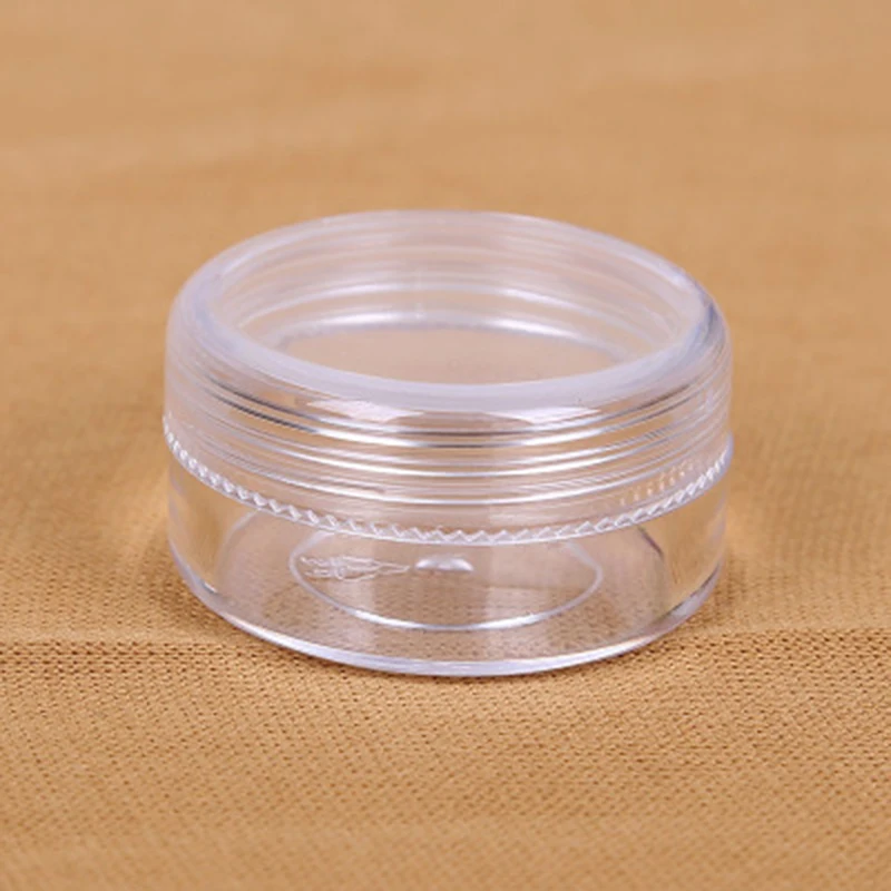 

10g Transparent plastic cream Bottle makeup cosmetic organizer Jewelry sample Travel portable Trial Pack Cosmetic storage box