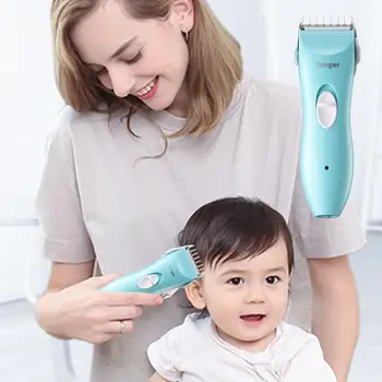 

Electric Hair Clippers For Baby Kids USB Rechargeable Waterproof Quiet Hair Trimmer Children Home Use Safe Guard Haircut Clipper