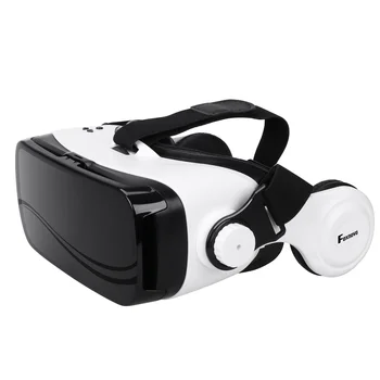

FOXNOVO 1 PC Immersive 3D VR Glass Headset Video Strap Games Adjustable Glasses Headphone Goggles