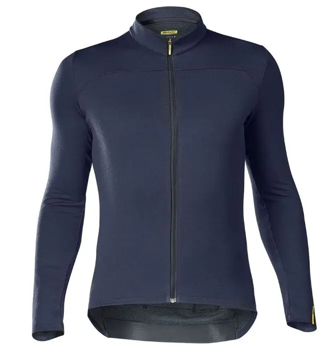 cycling Jersey Mavic Pro team зимний длинный рукав Велоспорт Джерси костюм велосипедиста MTB Одежда Форма термо флис велосипед Майо Ropa Ciclismo - Цвет: cycling Jersey