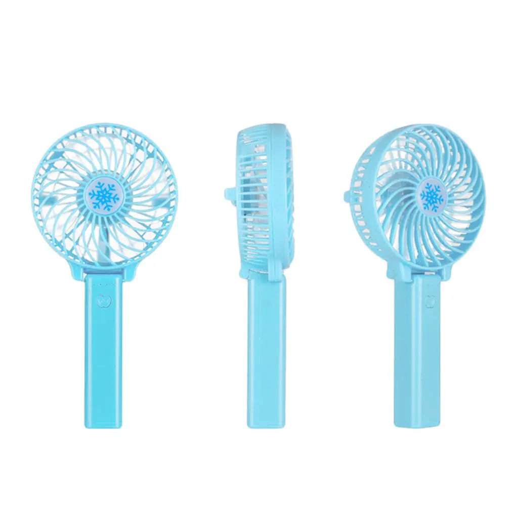 USB Rechargeable Handheld Fan Mini Adjustable Fan Hand Bar Desktop Fan