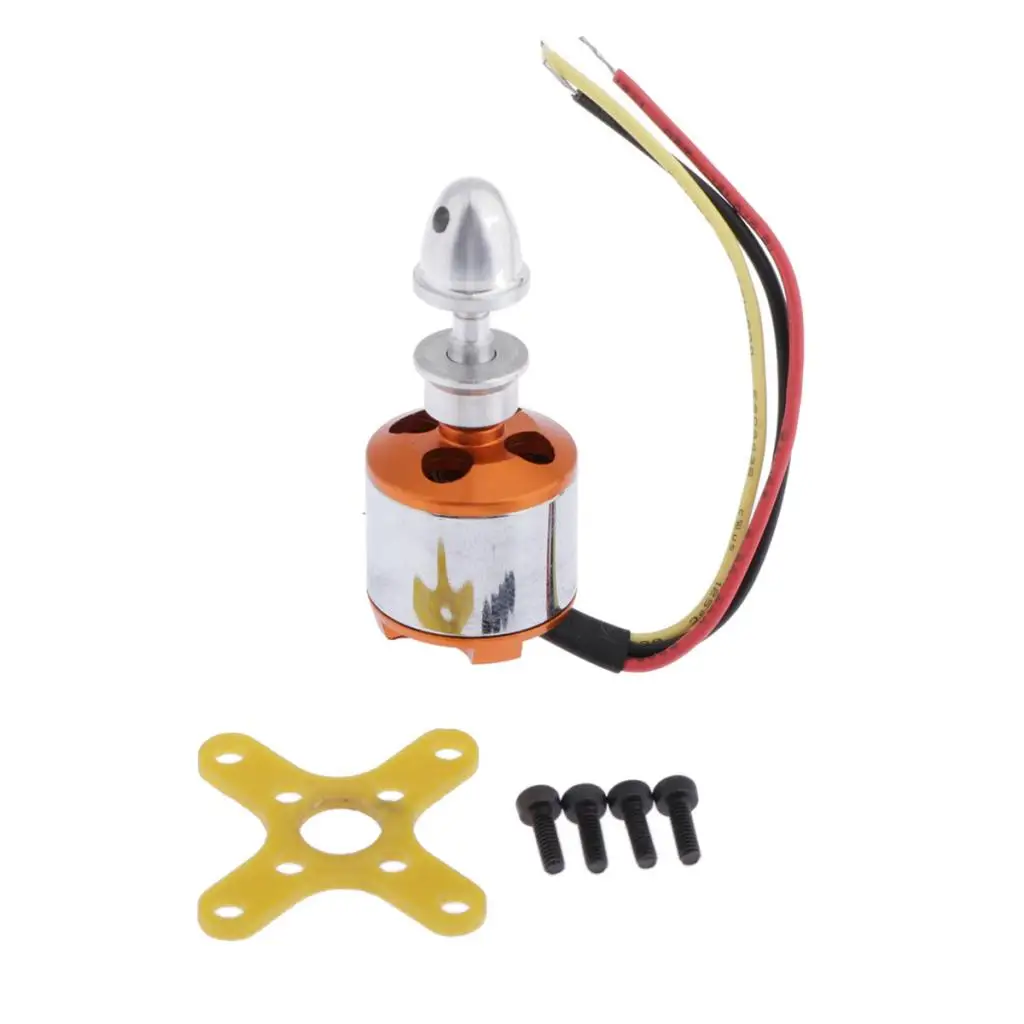 A1510 2200kv бесщеточный мотор с внешним ротором 13T для радиоуправляемого самолета KK