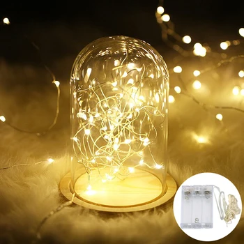 

3M 30 LED 3XAA Battery Operated LED String Lights for Xmas Garland Party Wedding Decoration Christmas Flasher Fairy Lights