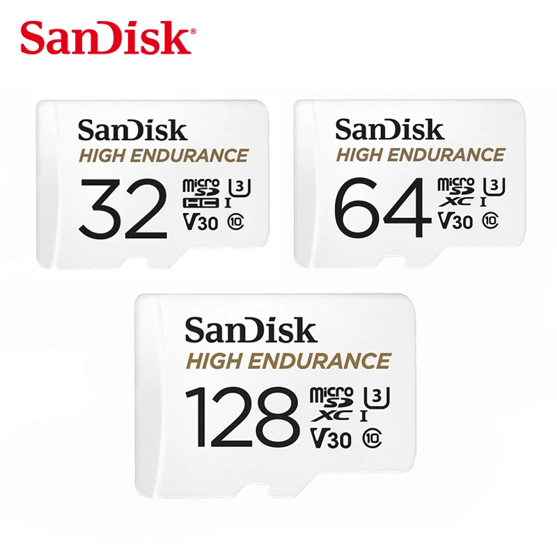 Новый продукт SanDisk выносливость micro SD карта 32 Гб 64 Micro памяти 128 класс 10 U3 V30 SDHC/SDXC