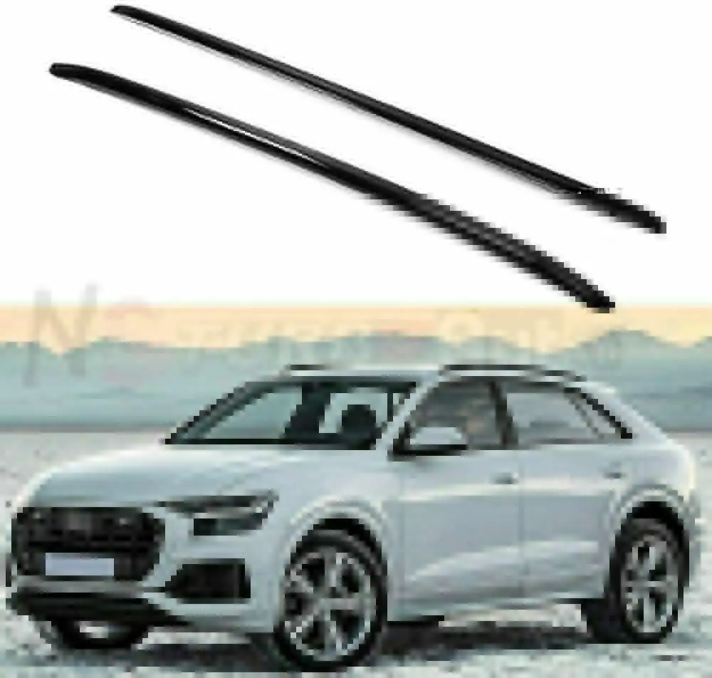 2 шт. Подходит для Audi Q8 2019 2020 2021 Алюминий крыши эстакады бокового рельса бар